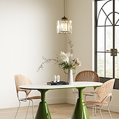 cheap Island Lights-LED Pendant Lights Kitchen Island Crystal Chandeliers 1/3 Head  Modern Farmhouse Foyer Entryway Light Fixtures Ceiling Hanging Globe Over Table Warm White Black/Gold
