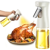 cheap Grills &amp; Outdoor Cooking-Oil Sprayer for Cooking, 240ml Glass Olive Oil Sprayer Mister, Olive Oil Spray Bottle, Kitchen Gadgets Accessories for Air Fryer, Canola Oil Spritzer, Widely Used for Salad Making, BBQ