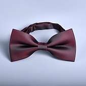 abordables Cravates &amp; noeuds papillons-Homme Noeud Papillon Cravates Nœud Pré-attaché Ajustable Noeud Plein Mariage Fête d&#039;anniversaire