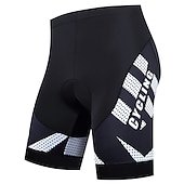 billiga Shorts, tights och byxor för män-Herr Cykelshorts 3D vadderade shorts Cykel Vadderade shorts Underdelar Bergscykling Vägcykling sporter Grafisk 3D Tablett Andningsfunktion Snabb tork Fuktabsorberande Vit Blå Elastan Kläder