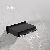 abordables Systèmes de douche à valve brute-Robinet de douche, système de pommeau de douche à effet pluie / ensemble de mitigeur thermostatique