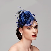 economico Fascinator-Fascinatori  Cappelli  Copricapi con floreale 1PC Occasione speciale  Ladies Day  Copricapo Melbourne Cup per un&#039;ottima impressione Fascinatori del Derby Giornata di corsa Vestito 2025