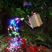 cheap Pathway Lights &amp; Lanterns-Watering Can Solar Lights Waterproof Copper Lights 36 LEDs for Outdoor Pathway Backyard Deck Lawn Patio Walkway 2 Modes Light Control