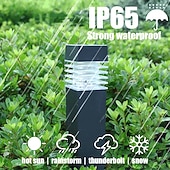 お買い得  経路ライト＆ランタン-屋外 LED 芝生ランプ ip65 防水屋外ガーデンポストボラードライトコラムランプアルミ通路私道の床芝生景観照明プラグインライトヴィラヤードパスキャンプパーティー装飾