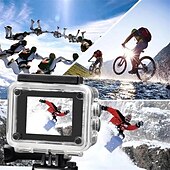 olcso Sportkamerák-4k ultra hd akciókamera 4k/30fps wifi 2 hüvelykes 170d víz alatti vízálló sisak videofelvétel sportkamerák kültéri kamerák