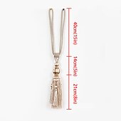 ieftine Accesorii Perdele-cortină de frânghie ciucuri cravate spate franjuri pentru perdele reținere draperii ferestre accesorii pentru perdele accesorii pentru cameră de frânghie