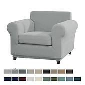 cheap Sofa Cover-Stretch Single Sofa Cover For Dogs Pet, Armchair Slipcover 1 Seater Couch Furniture Protector with Elastic Bottom Washable Couch Furniture Protector