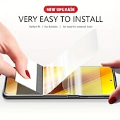 economico Proteggi schermo per Samsung-3 pezzi Protezione schermo Per Samsung Galaxy S24 Ultra Plus S23 S22 S21 S20 Plus Ultra S10 Note 20 Ultra 10 Plus S25 Ultra TPU idrogel Satinato Anti Bolle Anti-impronte Ultra sottile Anti-graffi