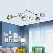 Χαμηλού Κόστους Σχέδιο Sputnik-5-Light 6-Light 7-Light 125-180 cm Σχεδίαση Σπούτνικ Σχεδιασμός συμπλέγματος Κρεμαστά Φωτιστικά αλουμίνιο Γυαλί Σπούτνικ Πρωτότυπες Γαλβανισμένο Μοντέρνα 110-120 V 220-240 V