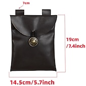 preiswerte Zubehör und mehr-Retro Vintage Mittelalterlich Renaissance Taillengürtel Pouch Herren Damen Kostüm Jahrgang Cosplay LARP Gürtel Halloween