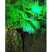 cheap Outdoor Spotlights-Solar Spot Lights Outdoor 2-in-1 Solar Landscape Spotlights Security Lights IP65 Waterproof Wall Lights for Walkway Yard Garden Driveway Pathway Garden 4/7 LED Beads