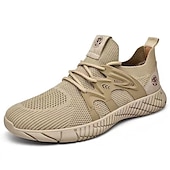 economico Sneakers da uomo-sneakers sportive da uomo in rete grigia: leggere, traspiranti e perfette per la corsa, la palestra e l&#039;abbigliamento casual