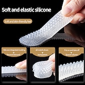 voordelige Inlegzolen &amp; inzetstukken-3 paar/set siliconen gel hielgrepen voor schoenen – antislip kussentjes ter voorkoming van blaren, comfort en pasvorm bij hoge hakken