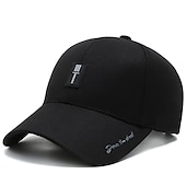 billiga Baseballkeps herr-Herr Basebollkeps Trucker Hat Svart Djupblå Polyester Resor Strandstil Utomhus Semester Slät Justerbara Solskyddskräm Andningsfunktion Mode