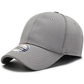 cheap Men&#039;s Baseball Cap-Men&#039;s Baseball Cap Trucker Hat Black Deep Blue Polyester Travel Beach Outdoor Vacation Plain Adjustable Sunscreen Breathable Fashion
