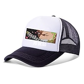 cheap Shoes &amp; Accessories-Hat / Cap Inspired by One Piece Monkey D. Luffy Anime Cosplay Accessories Hat Polyester Men&#039;s Women&#039;s Cosplay Halloween Costumes