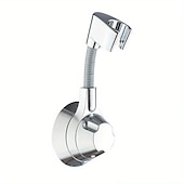 cheap Bathroom Gadgets-Shower Bracket, No-Punch Wall Mounted Shower Holder, 360° Rotating And Adjustable Handheld Shower Head Base, Strong Adhesive And Waterproof Bathroom Accessories