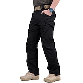 levne Cargo kalhoty-Pánské Kargo kalhoty Taktické kalhoty Taktická Dağcı Pantolonu Kapsa na zip Multi kapsa Bez vzoru Rychleschnoucí Lehká váha Plná délka Venkovní Outdoor a turistika Kalhoty Taktická Maskovací čern