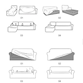 preiswerte Sofabezug-Stretch-Sofabezüge, burgunderfarben, Sofabezug für Hunde und Haustiere, Schonbezüge im Landhausstil für Zweisitzer, L-Form, 3-Sitzer, U-Form, Sessel, waschbarer Sofaschutz, weich und strapazierfähig