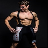 preiswerte Fahrradhosen Herren-Herren Damen Fahrradträgerhose Radhose Unterlage Fahhrad Trägerhose MTB-Shorts Rennpassform Sport Grafik 3D-Polster Rutschfest Elastisch Rosa / Rosa Schwarz Bekleidung Fahrradbekleidung