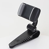 cheap Car Holder-Sun Visor Phone Mount Car Phone Holder For Car Universal 360 Rotating Car Mount Support Clip Bracket Cradle Clip Compatible To Smartphones