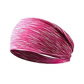 お買い得  ヘアスタイリングアクセサリー-ミックスカラーのスポーツヘッドバンド、スポーティなスタイルの伸縮性のある滑り止め汗吸収ヨガフィットネストレーニングヘアバンド、女性用