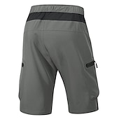お買い得  メンズショートパンツ・タイツ・パンツ-男性用 MTBショーツ バイク バギーショーツ MTBショーツ マウンテンサイクリング ロードバイク スポーツ パッチワーク 3Dパッド 高通気性 速乾性 吸汗性 ブラック アーミーグリーン 衣類 サイクルウェア