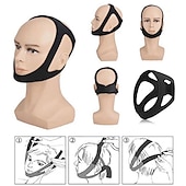 abordables Aparatos ortopédicos-1 cinturón antironquidos, correa triangular para la barbilla, protector bucal, regalos para mujeres y hombres, mejor respiración, salud, vendaje para detener los ronquidos