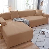 preiswerte Sofabezug-Stretch-Sofabezüge, burgunderfarben, Sofabezug für Hunde und Haustiere, Schonbezüge im Landhausstil für Zweisitzer, L-Form, 3-Sitzer, U-Form, Sessel, waschbarer Sofaschutz, weich und strapazierfähig