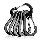 cheap Picnic &amp; Camping Accessories-Steel Carabiner Clips, The Essential Outdoor Camping &amp; Mountaineering Tool for Fishing &amp; Climbing