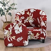 cheap Armchair Cover &amp; Armless Chair Cover-Club Chair Cover Barrel Chair Slipcover Stretch Tub Chair Slipcover, Arm Chair Sofa Cover For Dogs Pet,Washable Couch Furniture Protector Soft Durable