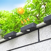 abordables Appliques d&#039;extérieur-Lampes solaires d&#039;extérieur à LED, applique murale, éclairage de clôture, éclairage de patio super lumineux, éclairage extérieur, éclairage de jardin étanche, balcon, clôture, porche, décoration de la maison, lampe de nuit solaire