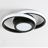 cheap Ceiling Lights-LED Ceiling Light 1-Light 32cm Geometric Shapes Flush Mount Lights Silica gel Aluminum Ceilling Light for Corridor Porch Bar Creative Loft Balcony Lamps Warm White/White 110-240V