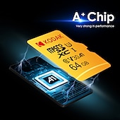 cheap Computer Peripherals-Kodak Micro SD Card U3 V30 256GB 128GB SDXC Flash Memory Card C10 U3 4K HD cartao de Memoria Micro SD TF Card With SD Adapter