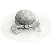 preiswerte Partyhut-hüte kopfschmuck sinamay melone / cloche hut sonnenhut sinamay hut strand damentag elegant britisch mit schleife spleißen kopfschmuck kopfbedeckung abschluss