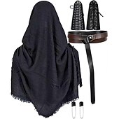 levne brnění-Retro Punk a gotika Středověké Cosplay kostým Zbraně a výzbroj Pásek Rytíř Viking Voják Lukostřelba Maškarní kostým Pánské Dámské Unisex Viking předvečer Všech svatých Plesová maškaráda Výkon Podium