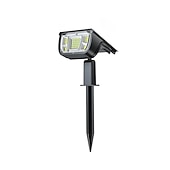 olcso Kültéri reflektorok-4db 1db 1 W Pathway Lights &amp; Lanterns Vízálló fényvezérlő 3 az 1-ben Fehér 1.3 V Kültéri világítás Udvar Kert 45 LED gyöngyök