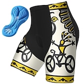 voordelige Heren Shorts, Panty&#039;s &amp; Broeken-Voor heren Grafisch Grappig Wielrenshorts Fietsen Gewatteerde shorts Kleding Onderlichaam Bergracen Wegwielrennen Sport 3D-pad Sneldrogend Reflecterende strips Vochtregelerend Rood Blauw Spandex