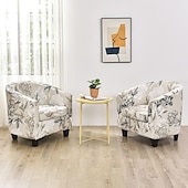 cheap Armchair Cover &amp; Armless Chair Cover-Club Chair Cover Barrel Chair Slipcover Stretch Tub Chair Slipcover, Arm Chair Sofa Cover For Dogs Pet,Washable Couch Furniture Protector Soft Durable