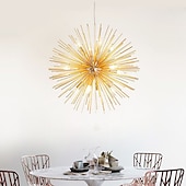 cheap Sputnik Design-LED Chandeliers Firework 9/12-Lights 50cm Modern Electroplated Globe Chandeliers LED Nordic Style Pendant Lights Living Room Dining Room G9 Bulb Base
