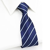 preiswerte Krawatten &amp; Fliegen für Herren-Herren Krawatten Kabelbinder Männer Krawatten Reißverschluss-Krawatte Schleife Gestreift Hochzeit Geburtstag