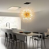 cheap Sputnik Design-LED Chandeliers Firework 9/12-Lights 50cm Modern Electroplated Globe Chandeliers LED Nordic Style Pendant Lights Living Room Dining Room G9 Bulb Base