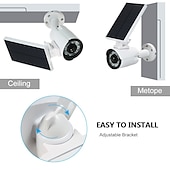 economico Applique per esterni-faretti solari con sensore di movimento per esterni, faretti a LED da 1400 lm, 9 W (equiv. 130 W), luci di sicurezza solari per giardino, vialetto, patio, cortile, sentiero, portico, terrazza