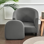 cheap Armchair Cover &amp; Armless Chair Cover-Club Chair Cover Barrel Chair Slipcover Stretch Tub Chair Slipcover, Arm Chair Sofa Cover For Dogs Pet,Washable Couch Furniture Protector Soft Durable