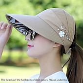 economico riscaldamento e raffreddamento-cappello da sole estivo da donna cappello da sole da viaggio all&#039;aperto cappello da sole pieghevole cappello da sole anti-ultravioletto
