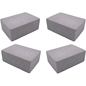 cheap Camp Kitchen-1pc BBQ Grill Cleaning Brick - Effortlessly Remove Grease &amp; Stains from BBQ Racks &amp; Tools - Kitchen Decorating Gadget