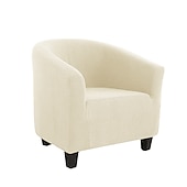 ieftine Capac de fotoliu și capac de scaun fără braț-husă scaun de club butoi burgundy husă scaun elastic husă scaun cadă, husă canapea fotoliu pentru câini animal de companie, protectie pentru mobilier canapea lavabilă moale durabilă