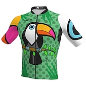 voordelige Heren shirts-Voor heren Wielrenshirt Korte mouw Fietsen Shirt Kleding Bovenlichaam met 3 achterzakken Fietsen Ademend Sneldrogend Achterzak Zilver Donker Grijs Paars Grafisch Sport Kleding