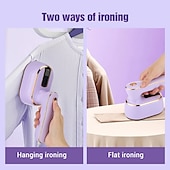 cheap Household Appliances-1000W High Power Garment Steamers Professional Handheld Electric Irons Clothes Dry &amp; Wet Double Ironing Mini Travel Steam Iron