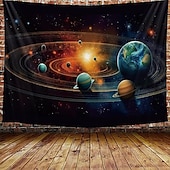 olcso Bolygó Szőttes-világegyetem galaxis függő kárpit fal művészet nagy kárpit falfestmény dekoráció fénykép háttér takaró függöny otthon hálószoba nappali dekoráció